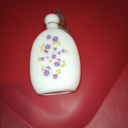 Avon Milk Glass Bottle