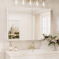 Medicine Cabinet Mirror 36”x24”