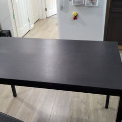 Black Ikea Table