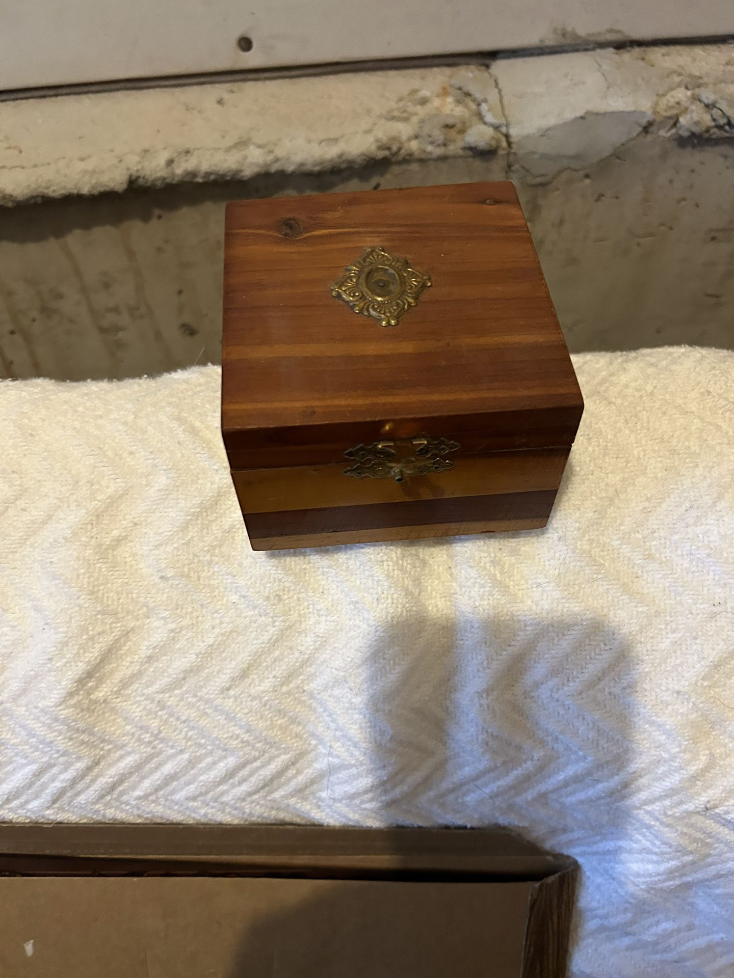 Old Wooden Trinket Box