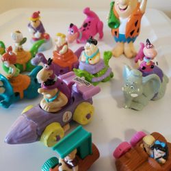 Vintage Flintstone Toys Lot
