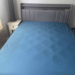 Queen Bed Recently Assembled