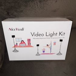 Video Lighting Kit 2 15w Brand new Never Opened 