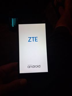 AT&T ZTE phone with charger