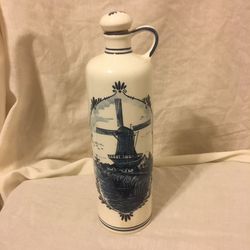 Delft Blue BOLS Cherry Brandy Decanter 