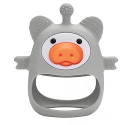 Dishwasher Sterilize Safe Soft Silicone Tiger Baby Teething Toy 0-6 Month New Condition No Box