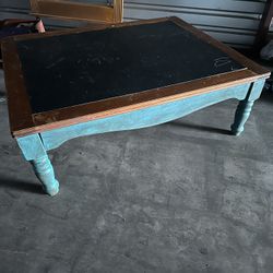 Children 3X4 Table With Chalk Board Top 