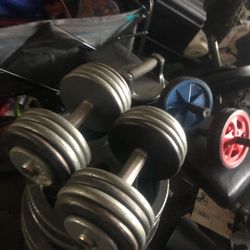 Fat grip dumbbells $1 per pound
