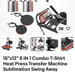 T Shirt Hats, Cups, Pressing Machine
