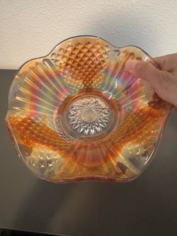 vintage carnival glass