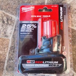 M12 REDLITHIUM XC5.0 Battery