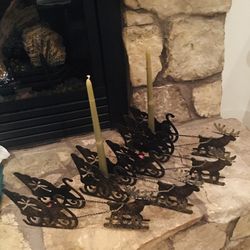 Christmas Holiday Decor Candle Holders