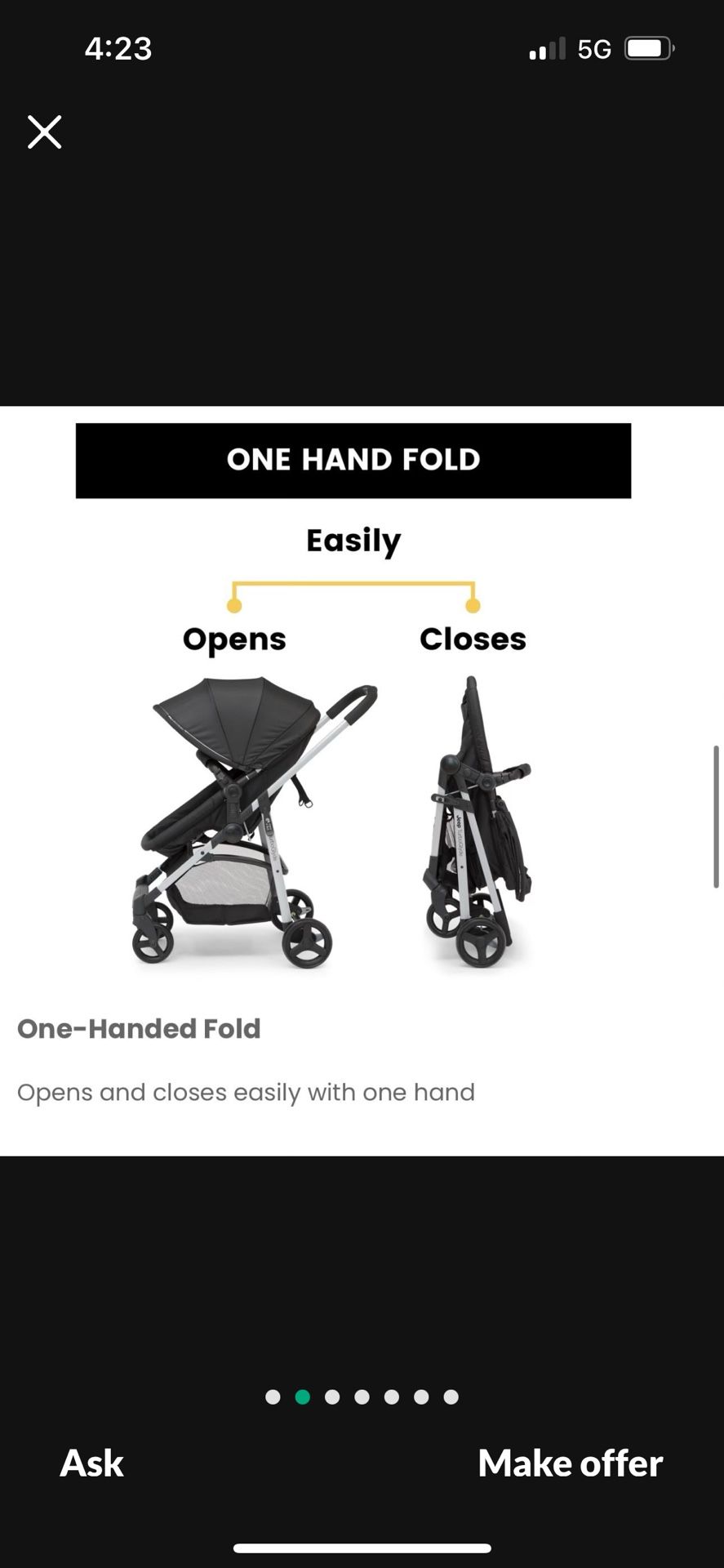 Stroller/ TurboGlyde 2in1 stroller/ Baby/ toddler/ travel/ kids/ walking/ Jeep/ New