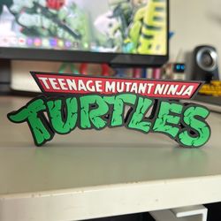 Teenage Mutant Ninja Turtles logo display