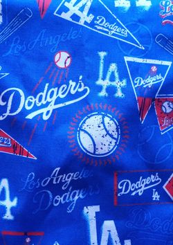 LA DODGERS FABRIC 1/2 Yard
