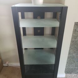 Pair of Entertainment Stands Living Room Shelves 