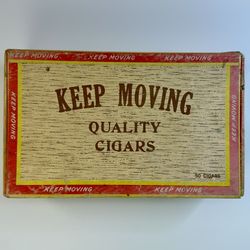 Vintage Cigar Box + Casino Ashtray + Circus Circus Matchbook
