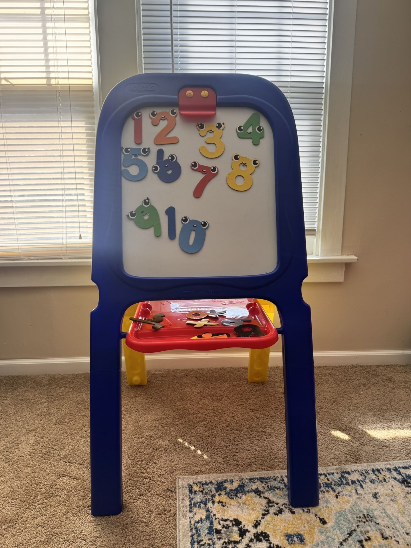 Crayola 3-in-1 Magnetic Double Easel with Letters and Numbers