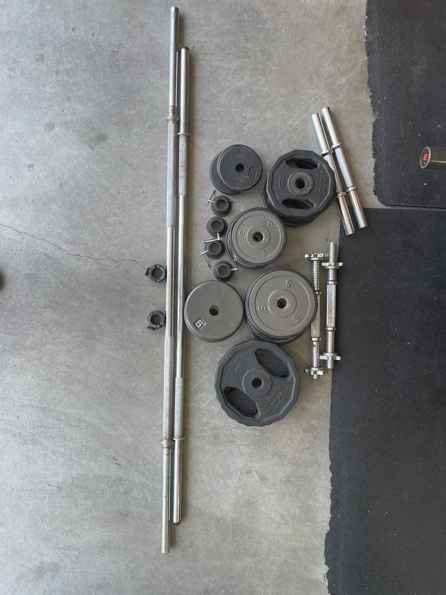 Weights with Dumbells and Barbells