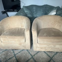 Two Swivel Chairs For Sell