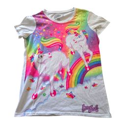 Lisa Frank Unicorn Rainbow Shirt Women Sz M