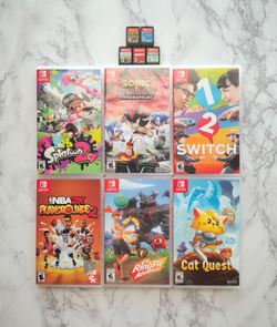 Nintendo switch games $15-$25 each Sonic, Splatoon and more!