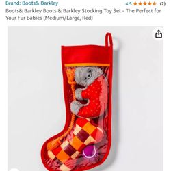 Boots & Barkley stocking & toy set for your fur babies to enjoy. See pictures. New in bag. Great Holiday gift