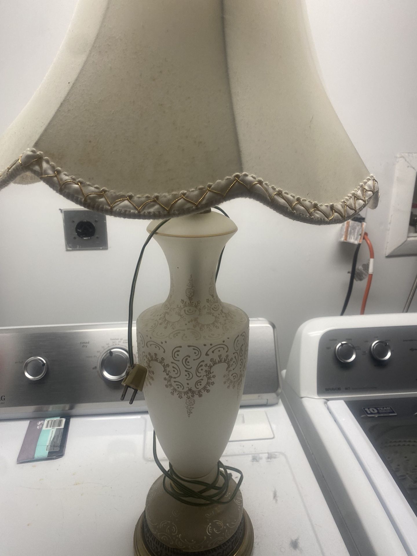 Lamp Antique Frosted Glass