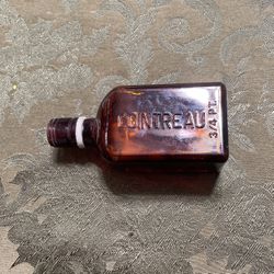 vintage 3/4 P T. Cointreau Liquor bottle