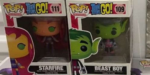 Teen Titans Funko Pops Bundle Star Fire Beast Boy