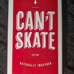 Bamboo Skateboards Deck – 7.75” – “CAN’T SKATE” Graphic 