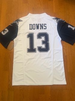 Dallas Cowboys Downs #13 White Jersey