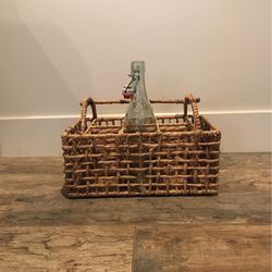 Rattan Beverage Holder 