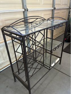 Bar table / wine rack / glass storage
