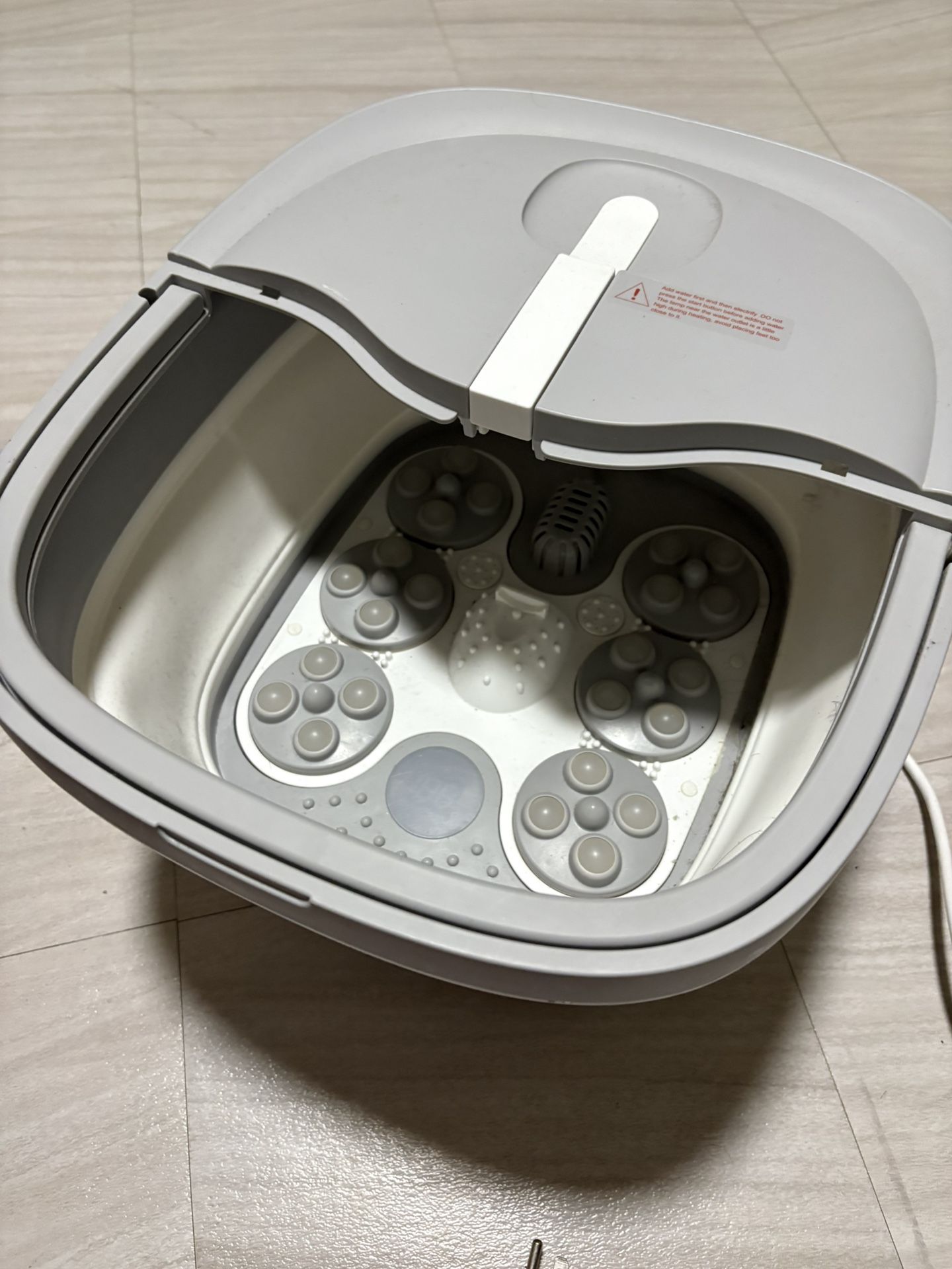 HOSPAN Collapsible Foot Spa Electric Rotary Massage