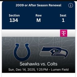 Seattle Seahawks Vs Indianapolis Colts 