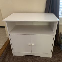 Storage Table With Cabinet 