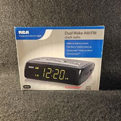 Vintage 2008 RCA Dual Wake AM/FM Alarm Clock Radio RP5400 ⭐️BRAND-NEW-IN-BOX⭐️