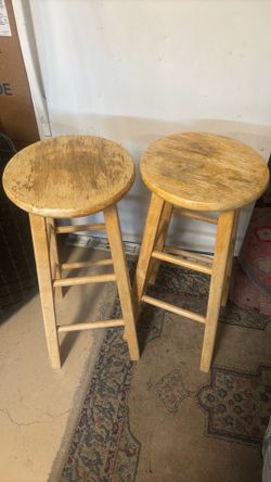 Wooden stools