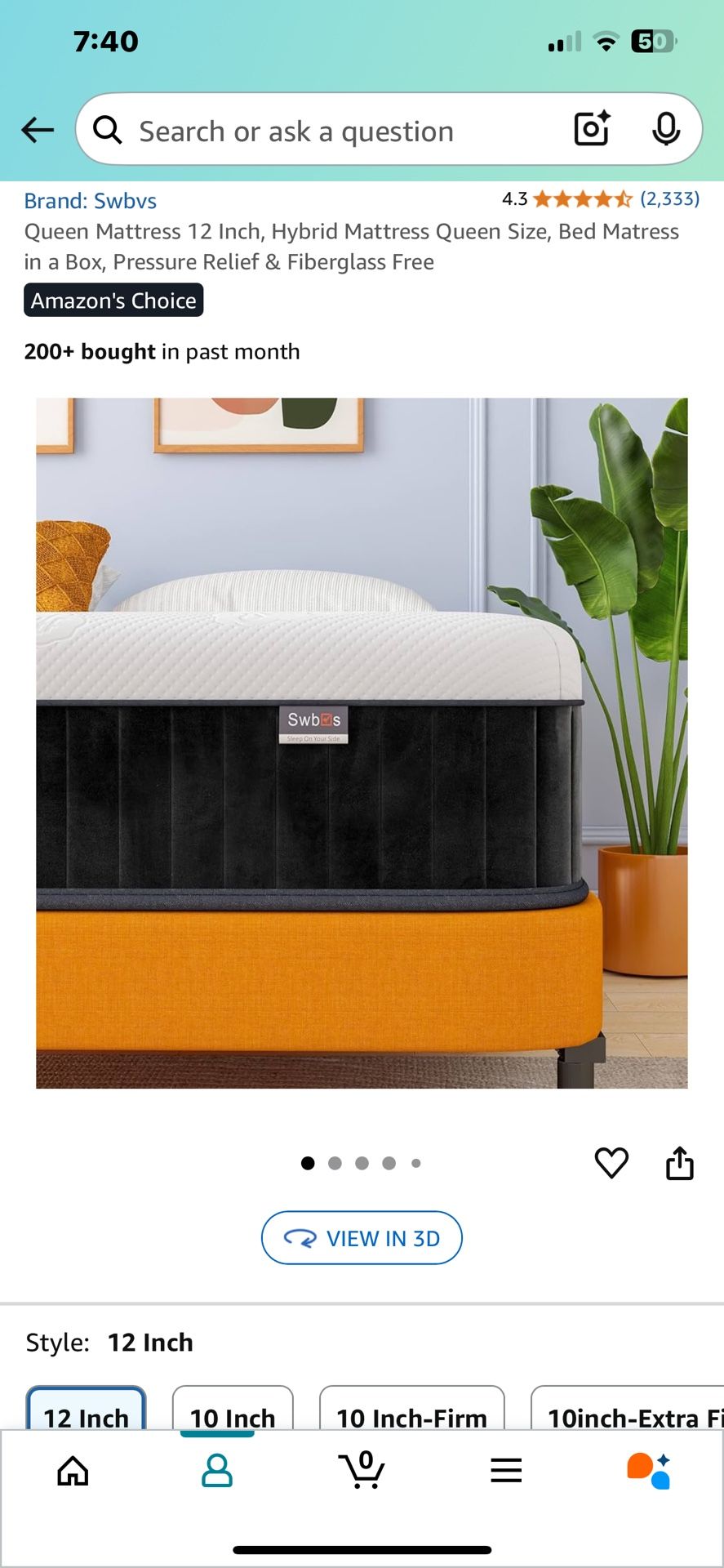Used Mattress + Bed Frame