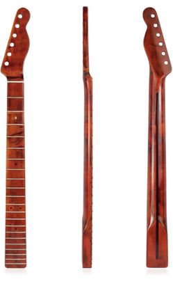 25.5'' Maple Electric Guitar Neck 21 Frets Fingerboard Fretboard for TL Style