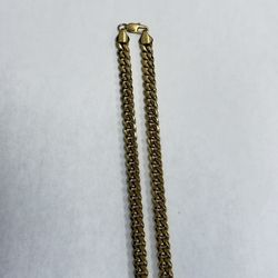 Silver Or Gold Cuban Chain