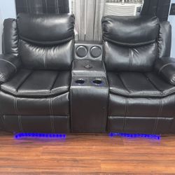 Couch Blue Light And Bluetooth 