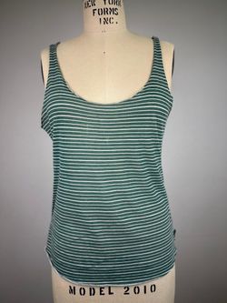 BDG Striped Scoop Neck Tank Top Cotton Blend Womens Small