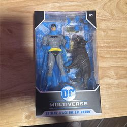 McFarlane Batman and ace figures