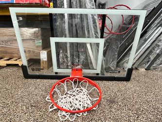 Lifetime Tempered Glass Basketball Backboard with Rim
