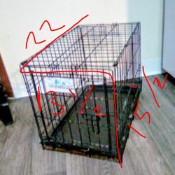 Small Dog Crate Pickup Between 2:00-10:45 Rainbow/Charleston Cash Only Moving Need Gone Price Is Firm Read Description 