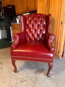 Burgundy chair