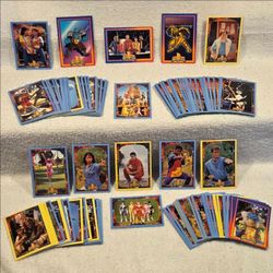 1994 SABAN MIGHTY MORPHIN POWER RANGERS TRADING CARD LOT 120+ COLLECTIBLE CARDS HOBBY RETAIL