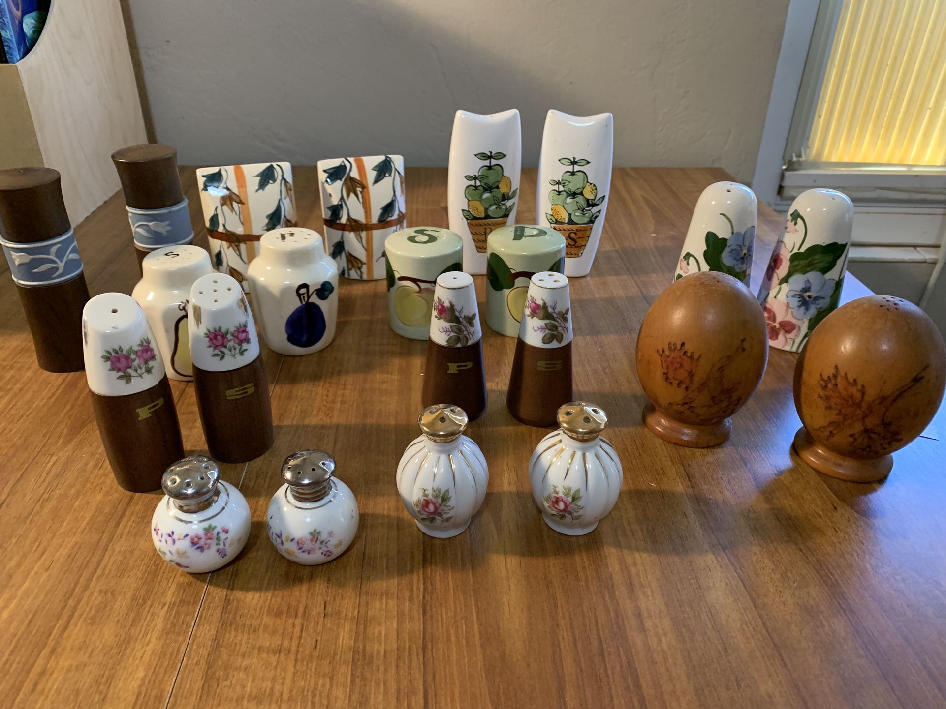 Vintage salt and pepper shakers